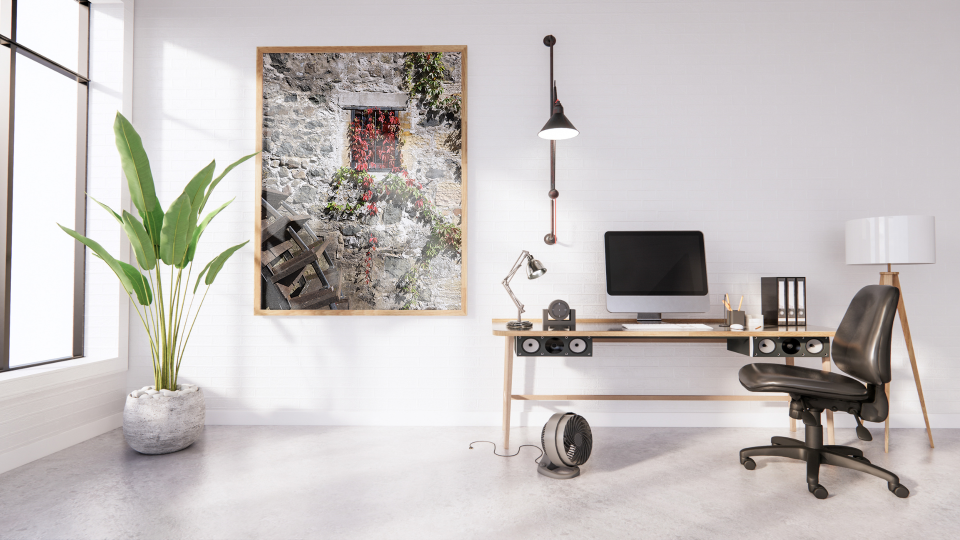 The Sandstone wall of Eze original abstract contextualised office art modern decor photo print by Blair Montague Drake